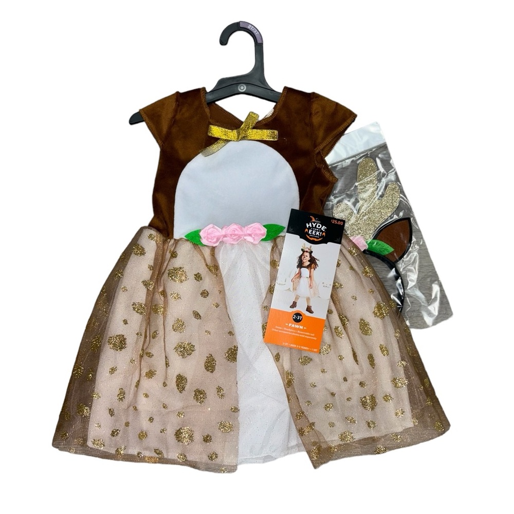 NWT Hyde and Eek! Girls Fawn Halloween Costume 2/3T
